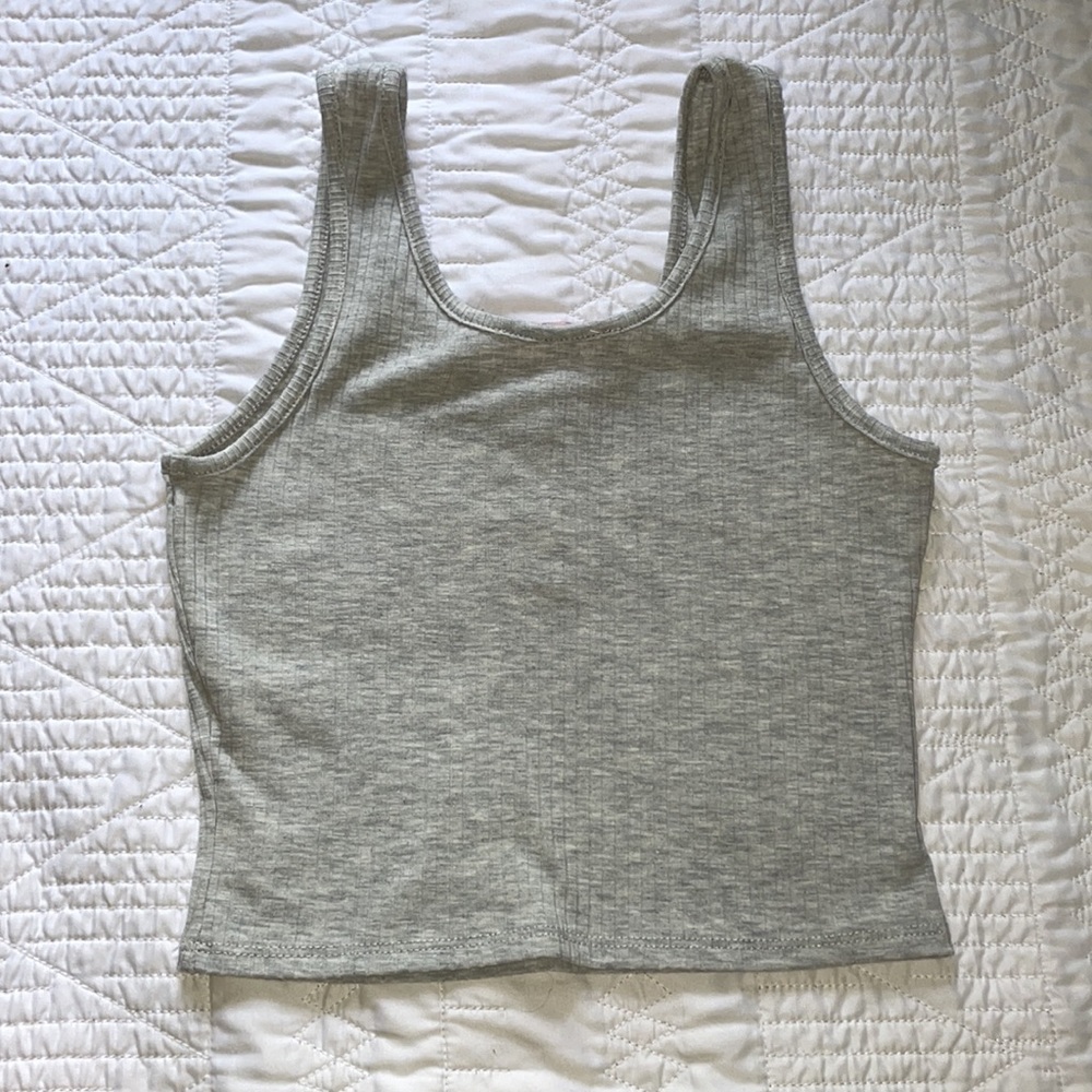 Blue Blush Rib Tank - Picture 3 of 5